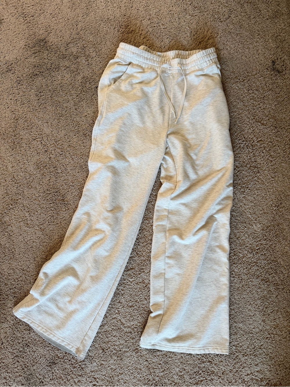 Light beige  Drawstring Sweatpants